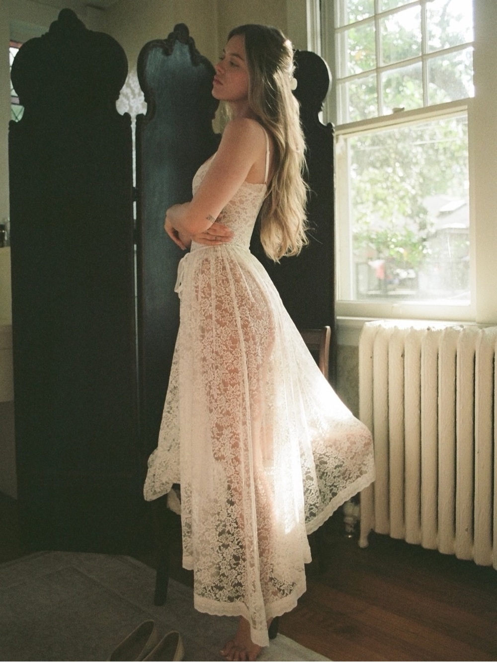 NWOT Doen ZINNIA SKIRT IN SALT - Picture 6 of 11